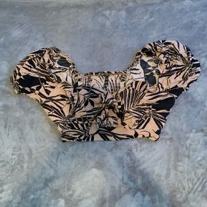 Wild Fable Cropped Tie Top